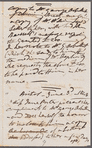 Jane Porter to Arbuthnot, autograph letter third person (copy)