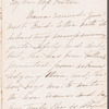 Georgiana Maria Jane Crawford Bromehead to Jane Porter, autograph letter signed