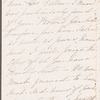 Georgiana Maria Jane Crawford Bromehead to Jane Porter, autograph letter signed