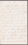 Georgiana Maria Jane Crawford Bromehead to Jane Porter, autograph letter signed