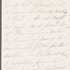 Georgiana Maria Jane Crawford Bromehead to Jane Porter, autograph letter signed