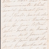 Georgiana Maria Jane Crawford Bromehead to Jane Porter, autograph letter signed