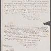 Thomas Litchfield to Jane Porter, autograph letter signed