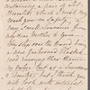 [Catherine?] Marlay to Jane Porter, autograph letter signed