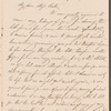 Letitia Emerson Tennent to Jane Porter, autograph letter signed