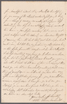 Letitia Emerson Tennent to Jane Porter, autograph letter signed