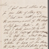 James Henry Monk to John Shepherd, autograph letter signed