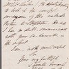James Henry Monk to John Shepherd, autograph letter signed