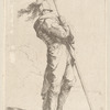 Soldier Holding His Lance with Both Hands