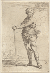 Soldier, Standing, Holding a Pike with Both Hands