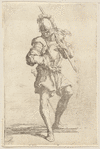 Soldier, Standing, Looking at the Ground