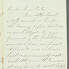 Jessie Mocatta to Jane Porter, autograph letter signed