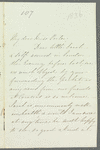 Jessie Mocatta to Jane Porter, autograph letter signed