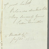Jessie Mocatta to Jane Porter, autograph letter signed
