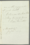 Jessie Mocatta to Jane Porter, autograph letter signed