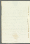 Sarah Mocatta to Jane Porter, autograph letter signed