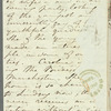 Anna Middleton to Jane Porter, autograph letter signed