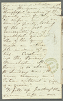 Anna Middleton to Jane Porter, autograph letter signed