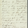 Anna Middleton to Jane Porter, autograph letter signed