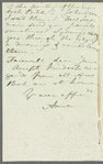 Anna Middleton to Jane Porter, autograph letter signed