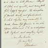 George Hamilton Gordon, Lord Aberdeen to Jane Porter, autograph letter signed