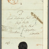 George Hamilton Gordon, Lord Aberdeen to Jane Porter, autograph letter signed