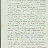 Sir Charles Throckmorton to Jane Porter, autograph letter signed
