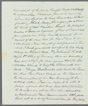 Sir Charles Throckmorton to Jane Porter, autograph letter signed