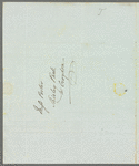 Sir Charles Throckmorton to Jane Porter, autograph letter signed