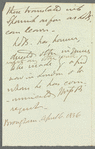Henry Brougham, Lord Brougham and Vaux to Jane Porter, autograph letter third person