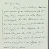 Charles Richard Vaughan to Jane Porter, autograph letter signed