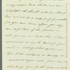 Aaron Vail to Jane Porter, autograph letter signed
