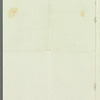 Aaron Vail to Jane Porter, autograph letter signed