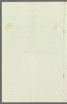 Aaron Vail to Jane Porter, autograph letter signed