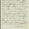 Pauline Balabin to Jane Porter, autograph letter signed