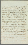Pauline Balabin to Jane Porter, autograph letter signed