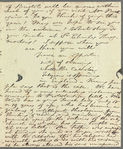 Anna Middleton to Jane Porter, autograph letter signed