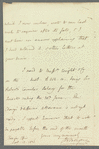 John Brodribb Bergne to Jane Porter, autograph letter signed