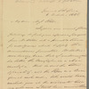 Sir James Campbell to Jane Porter, autograph letter signed