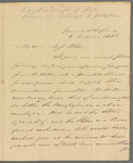 Sir James Campbell to Jane Porter, autograph letter signed