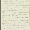 H. L. Meijer to Jane Porter, autograph letter signed