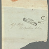 Unidentified sender to Jane Porter, letter cover (empty)