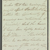 Lady Theresa Lewis to Jane Porter, autograph letter third person