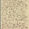 Charles Kelsall to Jane Porter, autograph letter signed