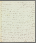Mary Skinner to Jane Porter, autograph letter signed