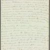 Mary Skinner to Jane Porter, autograph letter signed