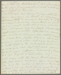 Mary Skinner to Jane Porter, autograph letter signed