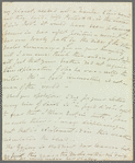 Mary Skinner to Jane Porter, autograph letter signed