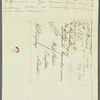 Mary Skinner to Jane Porter, autograph letter signed