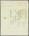Mary Skinner to Jane Porter, autograph letter signed